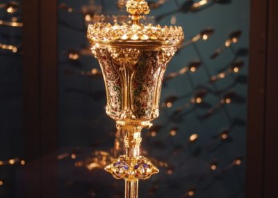 The King John Cup, c.1325, silver gilt and enamel